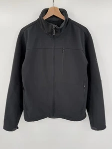 Tech by Tumi Men's Medium Gray Softshell Jacket Fleece Lined Windbreaker - Picture 1 of 7