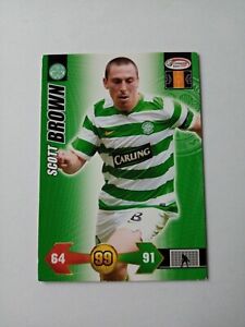 Panini Super Strikes 2009/10 Scott Brown Celtic Football card 