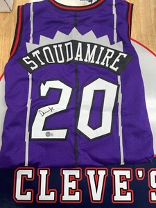 DAMON STOUDAMIRE SIGNED AUTO JERSEY BECKETT AUTHENTICATED TORONTO RAPTORS - Picture 1 of 1