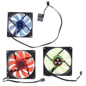 PC Cases Fans CPU Cooler Colorful Chassis Radiator System 90mm RGB Cooling Fan - Picture 1 of 17