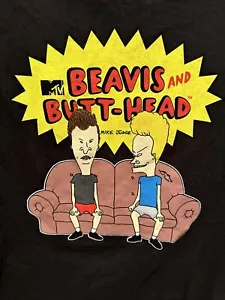 Beavis And Butthead Men’s Shirt Size Small Short Sleeve MTV New With Tags NWT - Picture 1 of 4