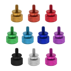10x M3.5 6-32 Computer Case Thumbscrews PC Case Thumb Screws Aluminum Alloy - Picture 1 of 7