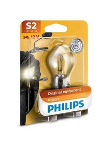 S2 12V 35/35W BA20d BW Philips Motorrad Glühbirne - Bild 1 von 2