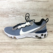 Nike reaccionar elemento 55 Índigo Niebla AZUL TAMAÑO UK 11 EUR 46 US 12 BQ6166 402