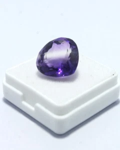 Natural 7.30 Ct Amethyst – Heart Shape – Vivid Purple – Certified  Loose Stone - Picture 1 of 13