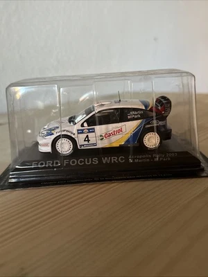 Ford Focus WRC Rallye 2003 1/43 Métal Voiture Miniature Altaya Collection Boîte - Immagine 1 di 4