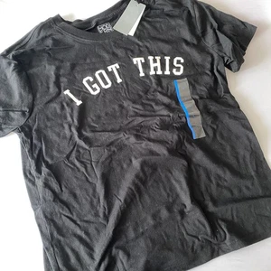 Neu Modern Lux Damen Shirt "I Got This" Kurzarm Grafik Schwarz Größe L - Bild 1 von 5