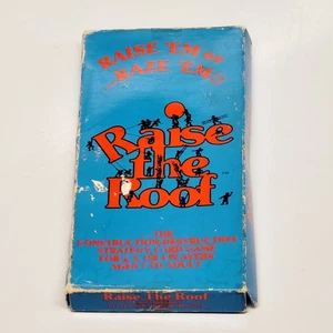 RAISE THE ROOF Construction Strategy Card Game Vintage 1982 w/Instructions - Picture 1 of 4