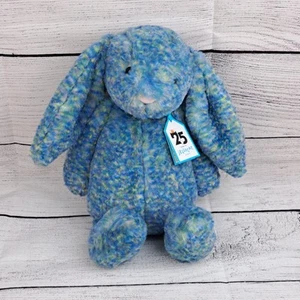 Juguete de peluche Jellycat Bashful Luxe Azure 25 aniversario Blue Bunny nuevo con etiquetas Jelly Cat - Imagen 1 de 12