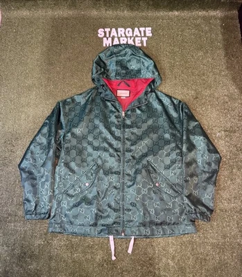 CHAQUETA GUCCI GG OFF THE GRID NYLON CREMALLERA HOMBRE TALLA 46 (Se ajusta como grande) AUTÉNTICA Foto 1 de 4