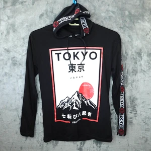 Tokyo Japan T Shirt Men's M Hoodie Fresh Laundry Graphic Print Mt Fuji - Picture 1 of 6