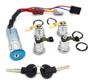 5pcs Lock Set Ignition Switch Door Lock for Citroen Xsara Picasso 9170G3 252522 - Foto 1 di 4