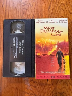What Dreams May Come  VHS  1999 Robin Williams Cuba Gooding Jr Annabella Sciorra - Image 1 of 4