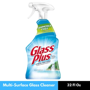 Glass Plus Glass Cleaner, 32 Fl Oz Bottle, Multi-Surface Glass Cleaner - Picture 1 of 2