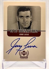 JERRY LUCAS  1999 UPPER DECK CENTURY LEGENDS EPIC SIGNATURES ON CARD AUTO