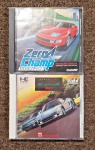 Zero 4 Champ I & II NEC PC Motor Hu-card Super CD-ROM - Imagen 1 de 4