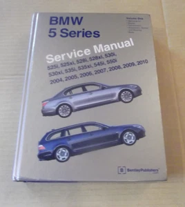 2004 - 2010 BMW 5 Series 525 528 530 535 550 Repair & Service Manual - HB - Picture 1 of 4