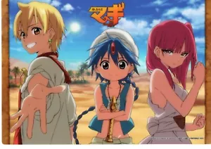 medium pencil board Shitajiki Magi The Labyrinth of Magic anime Alibaba Morgiana - Picture 1 of 1