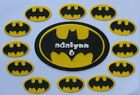 edible BATMAN kit SUPER HERO INSPIRED cake topper CUPCAKE DECORATION logo comic