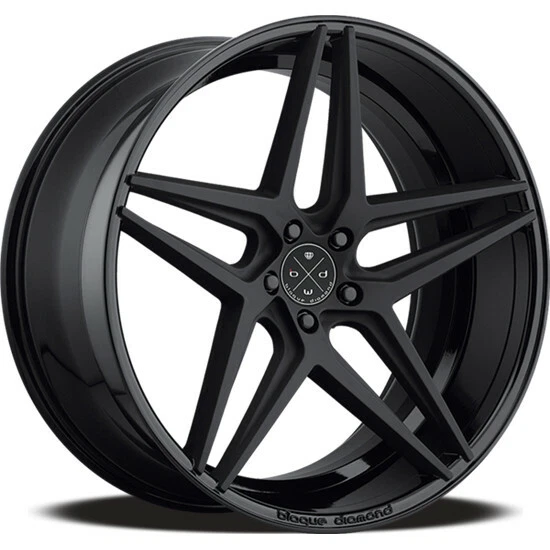 RUEDA DE REPUESTO 20" BLOQUE DIAMANTE NEGRO BRILLO 5X108 BD-8 20X10.5 (1) Foto 1 de 4