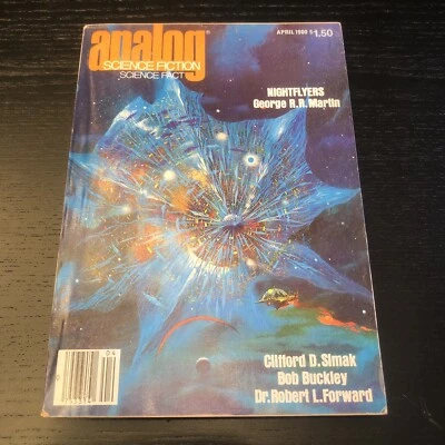 Analog Science Fiction and Fact April 1980 George RR Martin Signed -Nightflyers - Image 1 of 4