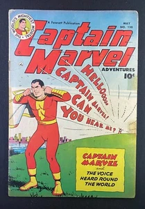 Captain Marvel Adventures (1941) #120 en buen estado/en muy buen estado (3,0) C.C. Publicaciones de Beck Fawcett - Imagen 1 de 2