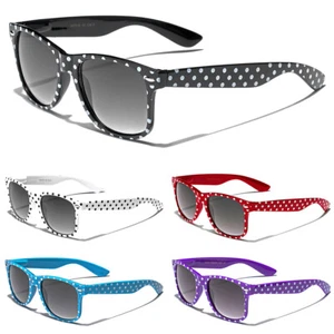 Gepunktete Damen Mädchen Sonnenbrille Retro Vintage 50er Mode Designer Brille - Bild 1 von 20