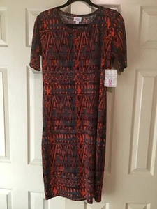 Abito Lularoe Julia Multicolore Medium Nuovo Con Etichetta - Foto 1 di 2