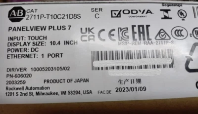 Allen-Bradley 2711P-T10C21D8S AB 2711PT10C21D8S HMI PanelView Plus 7 New Sealed - Image 1 of 4