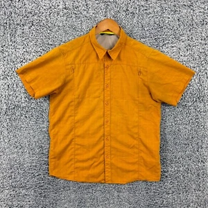 Arcteryx Shirt Adult Medium Orange Button Up Hike Fishing Camping Gorpcore Men M - Picture 1 of 15