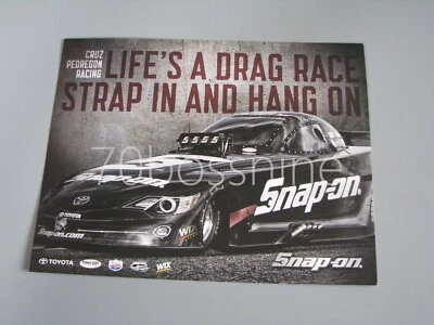 CRUZ PEDREGON 2015 HERRAMIENTAS A PRESIÓN COCHE DIVERTIDO 8,5X11 NHRA ARRASTRE CARRERAS FOLLETO Foto 1 de 2