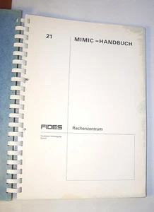 MIMIC User Guide for CDC 6000 computer systems, edited 1969, in German - Photo 1/4