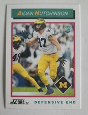 2022 Score - 1992 Throwback Rookie Card #TB6 Aidan Hutchinson (RC)
