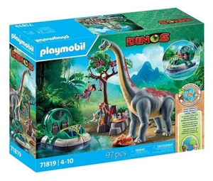 Playmobil Dinos Set 71819 Brachiosaurus Research Team with Hovercraft New Boxed - Picture 1 of 7