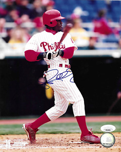 Jimmy Rollins Signed Philadelphia Phillies 8x10 Photo AUTO Autographed JSA