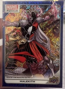 🔥2024 Marvel Platinum Malekith Blue Traxx SP /499 Insert Variation Mint Fresh! - Picture 1 of 4