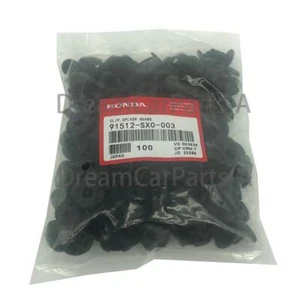 100X Push Type Clip Inner Fender Liner Splash Shield Retainer Fastener For Honda - Picture 1 of 2