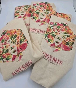 5 x Burts Bees True To Nature wiederverwendbare Tragetaschen, neu & unbenutzt  - Bild 1 von 1