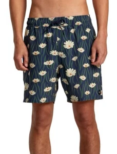 RVCA Men's Boardshorts VA TRUNK PRINT - Dusty Rose - Size 32 - NWT - Picture 1 of 8
