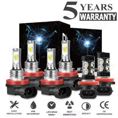 Faro LED alto/bajo antiniebla 6000 k para Nissan Murano S SUV 3,5 L 2015-2018 Foto 1 de 4