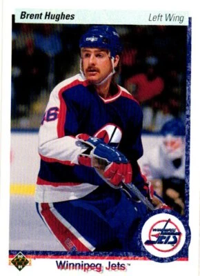 1990-91 Upper Deck #333 Brent Hughes - Image 1 of 2