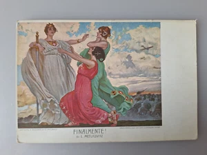 KÖNIGLICHE ARMEE POSTKARTE IRREDENTE ERFRISCHUNGSPLATZ BOLOGNA WW1 - Bild 1 von 2