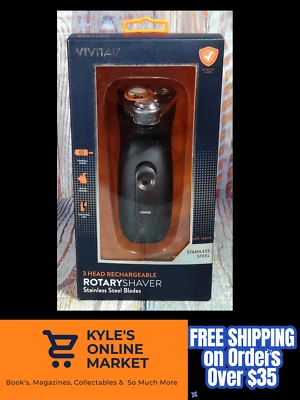 Afeitadora giratoria recargable Vivitar de 3 cabezales - TOTALMENTE NUEVA Foto 1 de 4