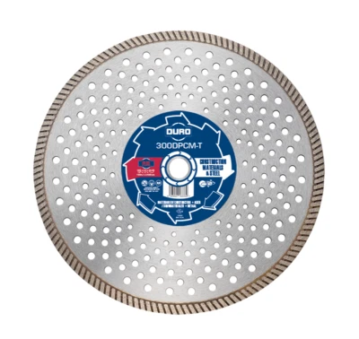 Duro Construction Diamond Blade Cuts Stone Granite Clay Bricks Concrete Metals