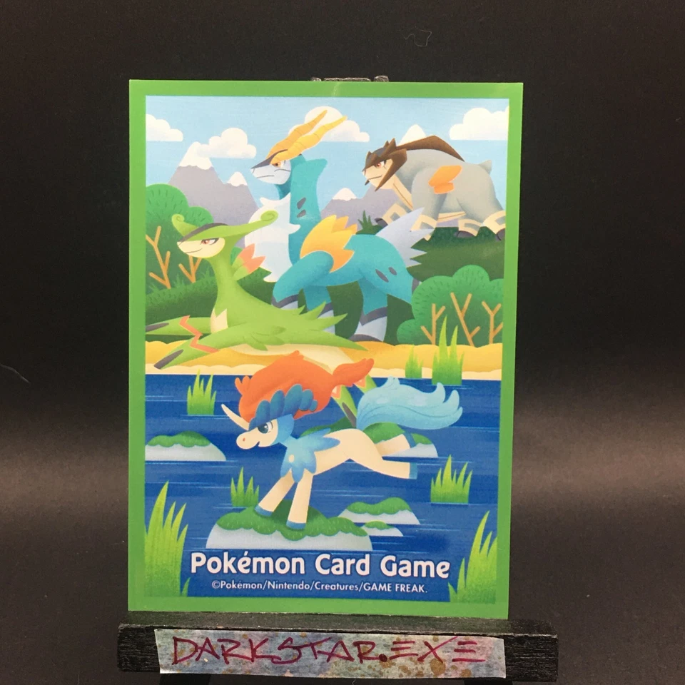 x1 Keldeo Cobalion Virizion Sleeve Pokemon Center Japan Brand New Unplayed TCG - Image 1 of 1