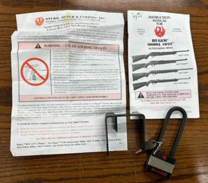 Candado Ruger arma de fuego pistola dispositivo de bloqueo grillete 3-1/2 pulgadas número 5035 - Imagen 1 de 5