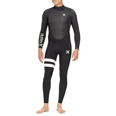 HURLEY 3/2MM FUSIÓN 302 Cremallera Trasera TRAJE COMPLETO Manga Larga TRAJE DE NEOPRENO Para Hombres GRANDE ALTO Foto 1 de 4