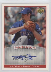 2006 Upper Deck Inkredible CJ Wilson #I-CW Auto