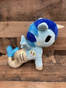Tokidoki Unicorno  Mermaid  11" Blue and Gold Unicorn Stuffed Plush - Picture 1 of 4