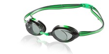 Speedo Jr. Vanquisher 2.0 Kids Performance Swim Goggle, Black/Green